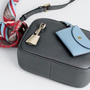 Jcrew grey signet Cross body